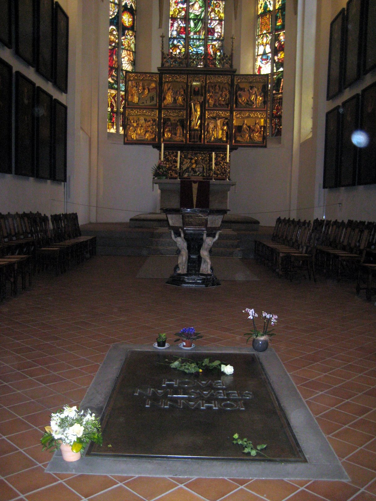 Бах похоронен в церкви Святого Фомы